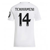 Dres Real Madrid Aurelien Tchouameni #14 Domaci za Žensko 2024-25 Kratak Rukav